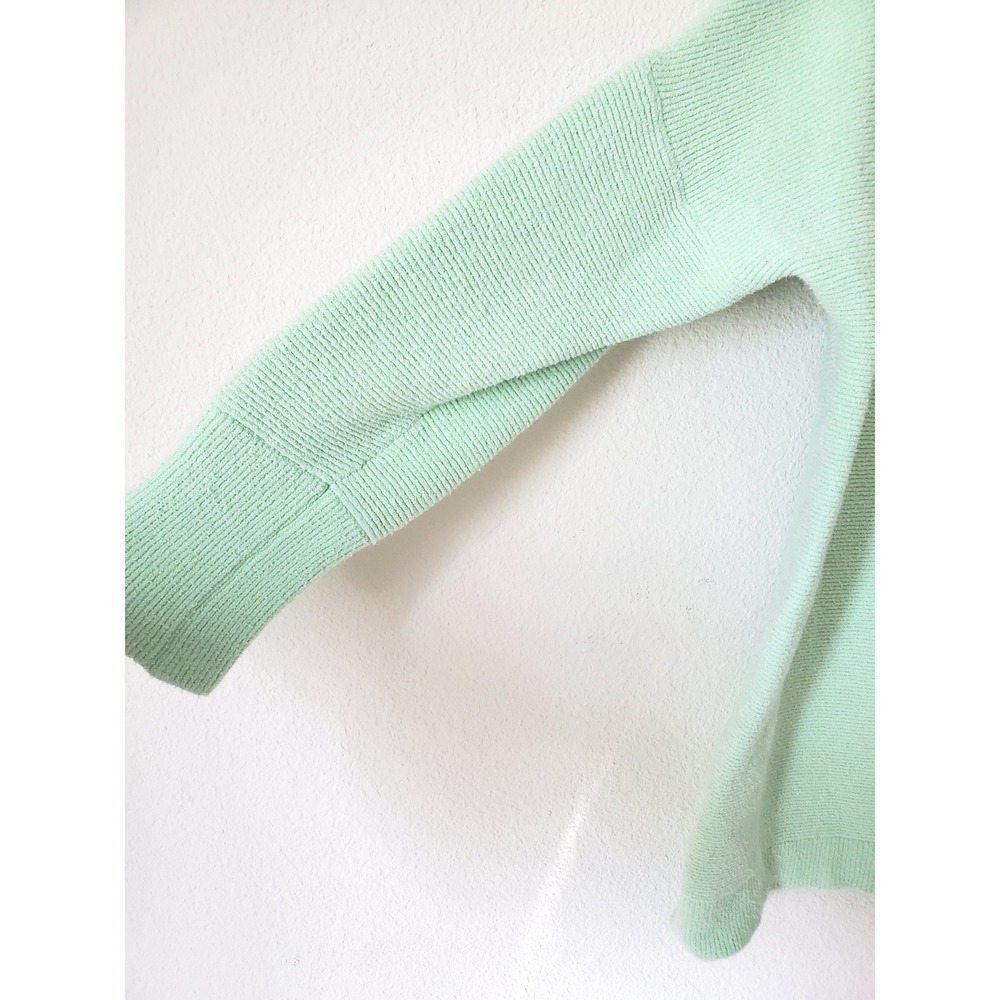 Free People Ottoman Slouchy Tunic Sweater AGreen Mock Neck OB432957 Large - Picture 5 of 16
